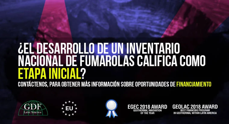 ¿El desarrollo de un inventario nacional de fumarolas califica como etapa inicial?